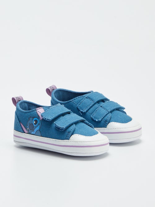 Lage stoffen 'Disney'-sneakers met klittenbanden | 'Stitch' - Kiabi