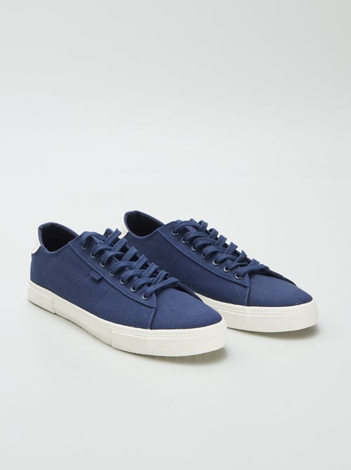 Lage, stoffen sneakers met print - Kiabi