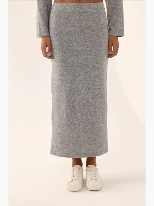 Lage taille gebreide bodycon maxi-rok hiccup - Kiabi