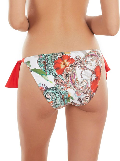 Lage taille zwemkleding kousen cachemire wit - Kiabi
