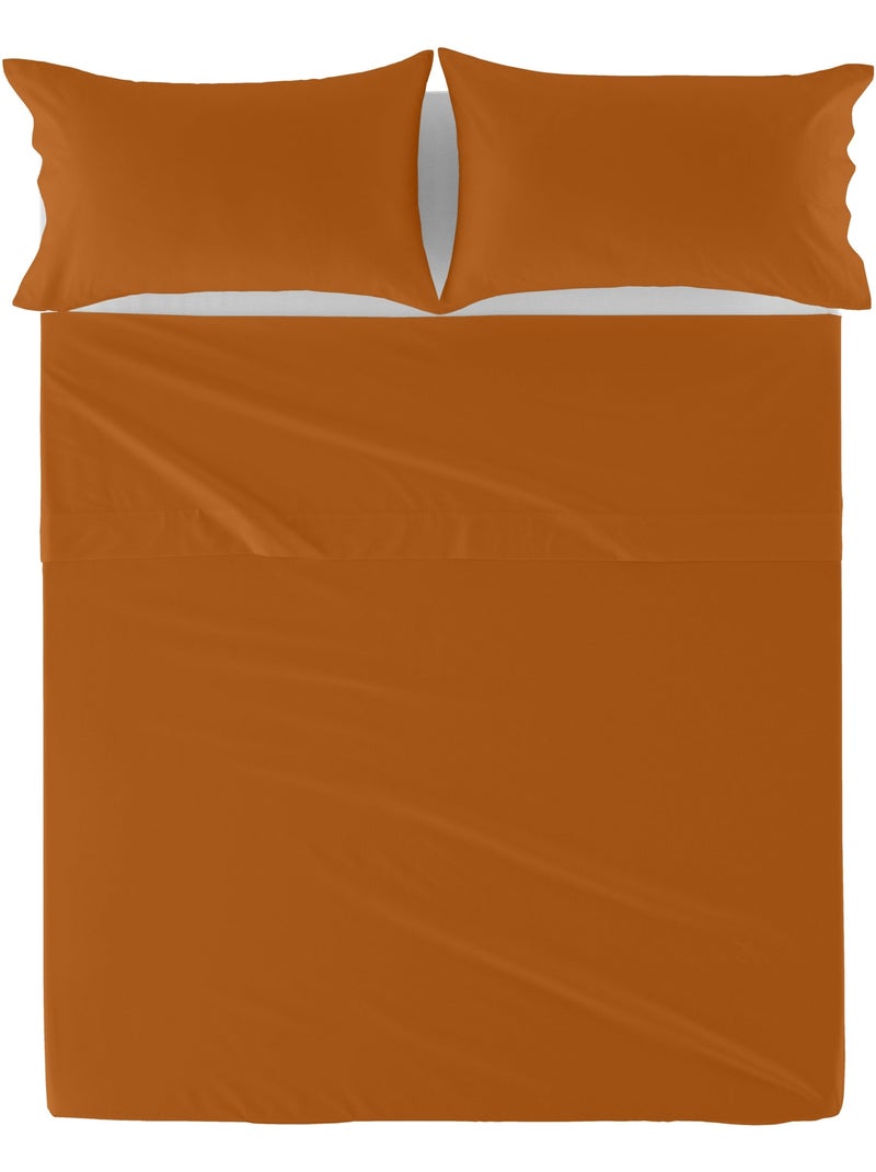 Laken basic "happyfriday" Terracotta - Kiabi
