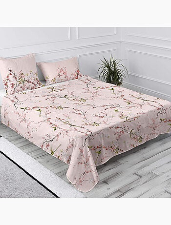 Laken Chinoiserie rose "Happyfriday