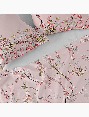 Laken Chinoiserie rose "Happyfriday