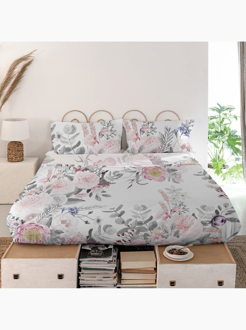 Laken Delicate bouquet "Happyfriday" Multicolor - Kiabi