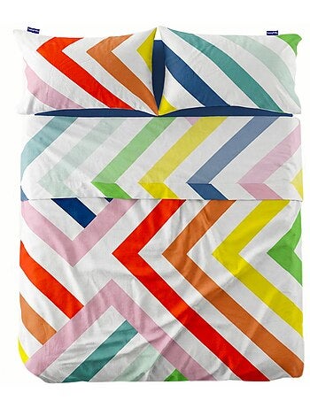 Laken Happy stripes "Happyfriday
