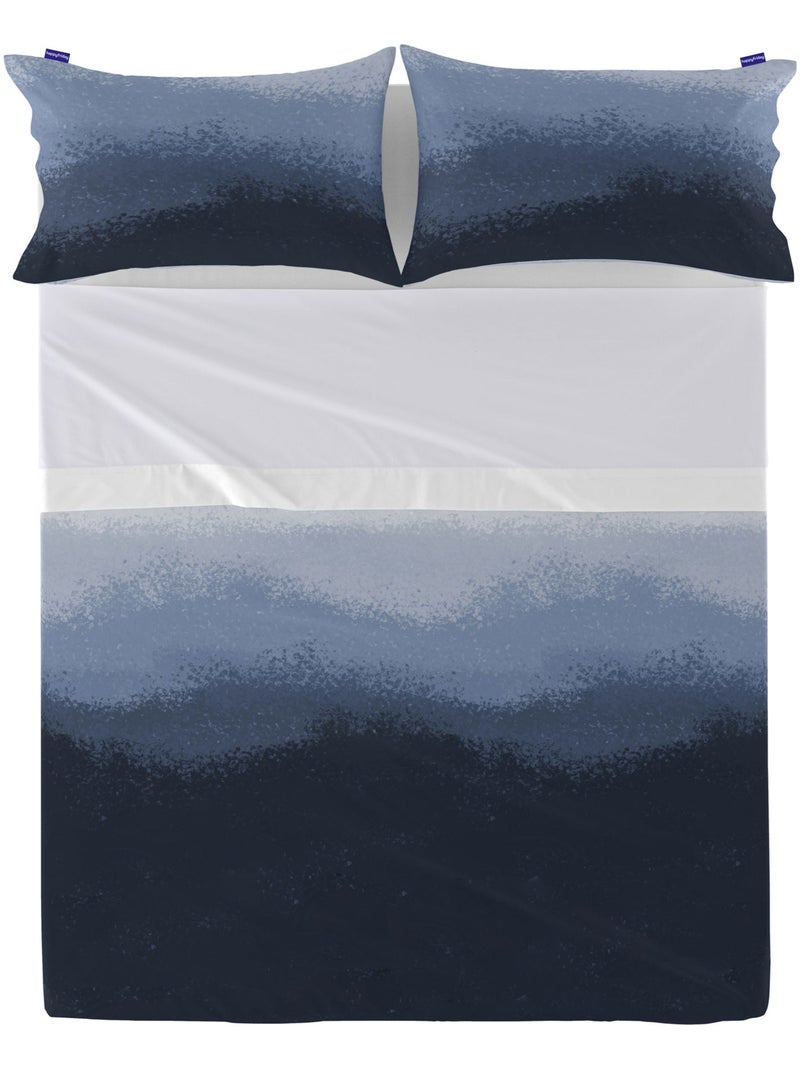 Laken nightfall "happyfriday" Marineblauw - Kiabi