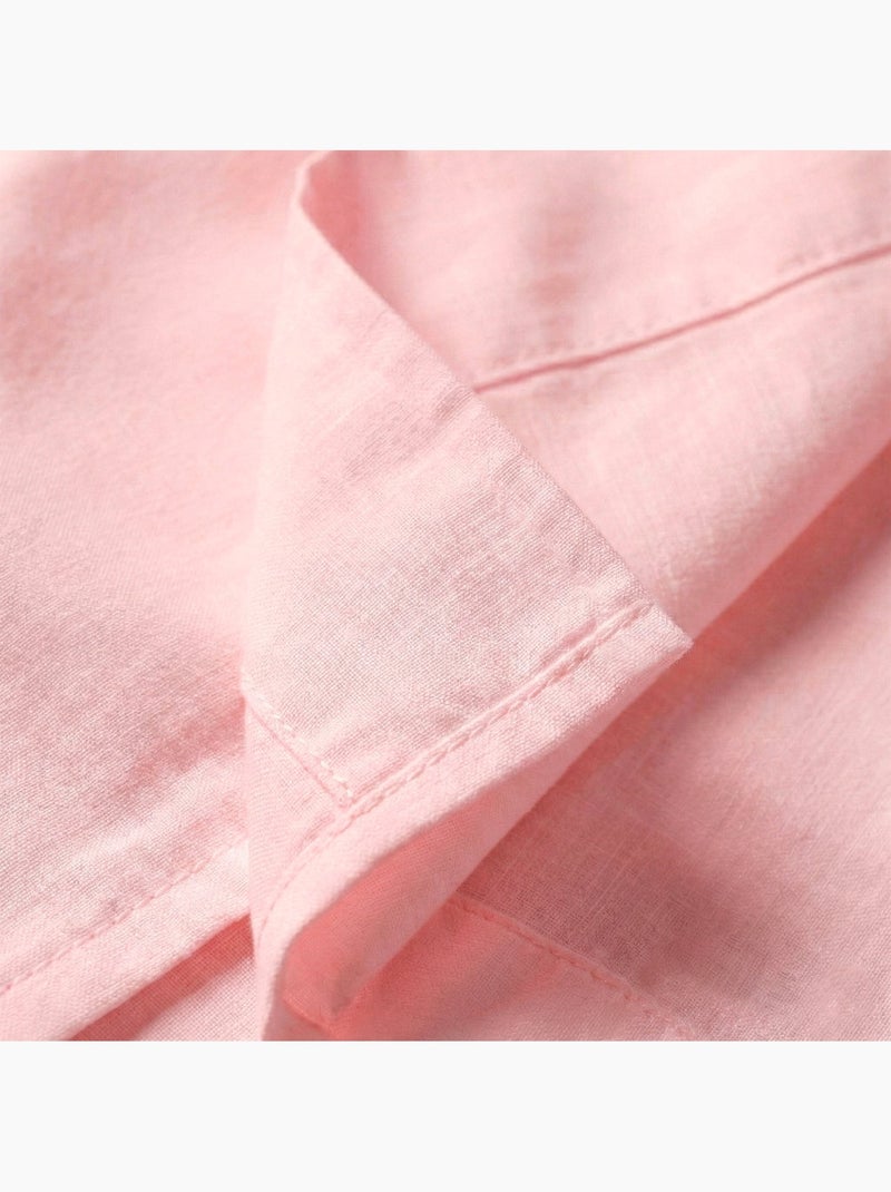 Lakenset 2-delig Basic "Happyfriday" Roze - Kiabi