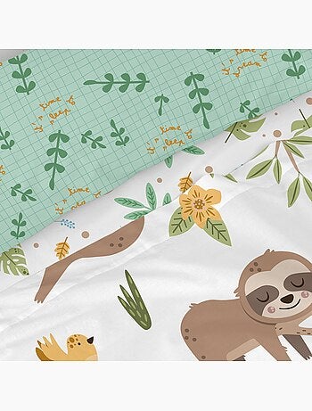 Lakenset 2-delig Happy sloth "Happyfriday