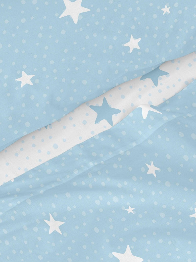 Lakenset 2-delig Little star "Happyfriday" Blauw - Kiabi
