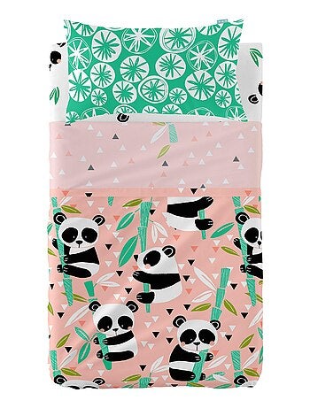 Lakenset 2-delig Panda garden "Happyfriday