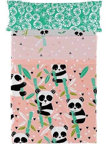 Lakenset 2-delig Panda garden "Happyfriday