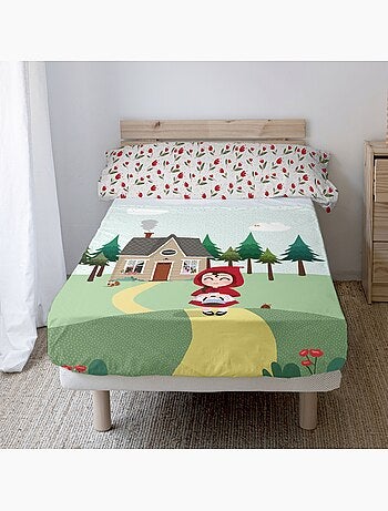 Lakenset 2-delig Red riding hood "Happyfriday