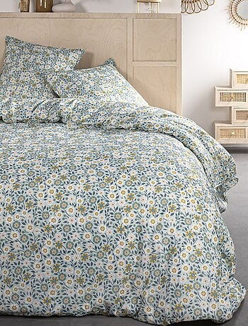 Lakenset met bloemenprint - Voor 2-persoonsbed