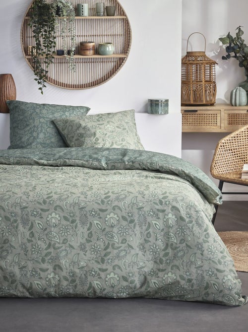 Lakenset met print - Voor 2-persoonsbed - Kiabi