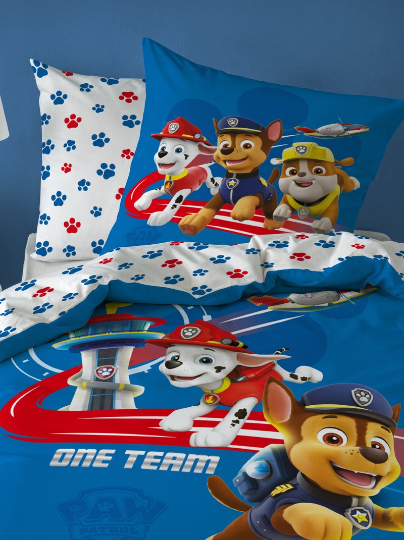 Lakenset 'PAW Patrol' - 1-persoonsbed blauw - Kiabi