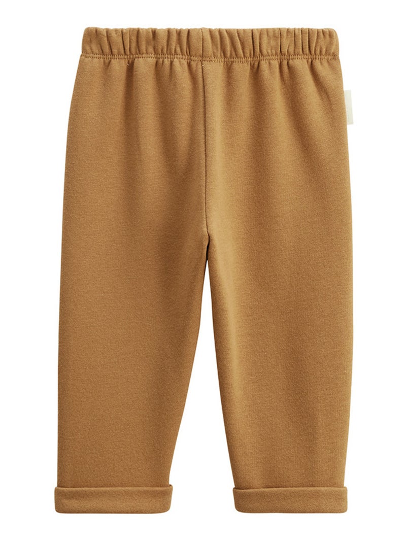 Lamascotte fleecebroek voor kinderen Camel - Kiabi