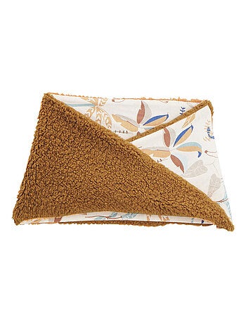 Lamascotte nekwarmer van sherpa voor kinderen