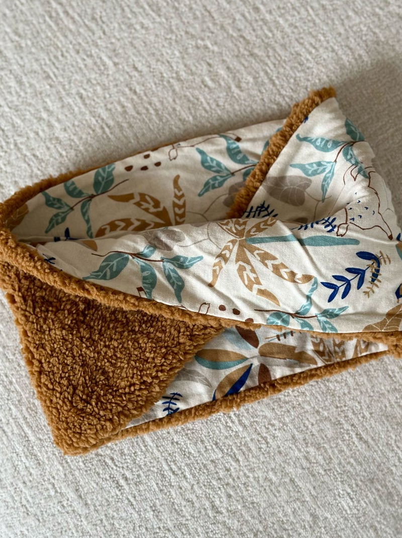 Lamascotte nekwarmer van sherpa voor kinderen Camel - Kiabi