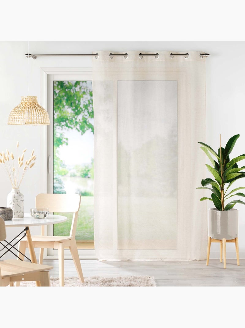 Lamellen met linneneffect Lichtbeige - Kiabi