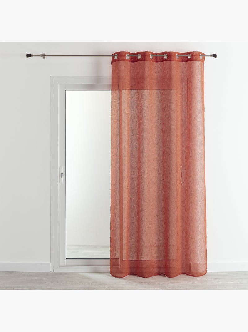 Lamellen met linneneffect Terracotta - Kiabi
