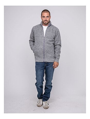 Lamille vest met ritssluiting
