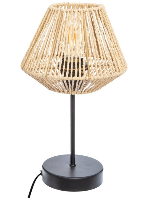 Lampe à poser corde tressée JILY - Kiabi Lampe à poser corde tressée JILY - Kiabi