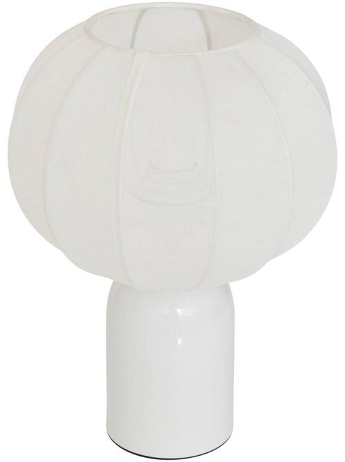 Lampe à poser coton TOBIE - Kiabi Lampe à poser coton TOBIE - Kiabi