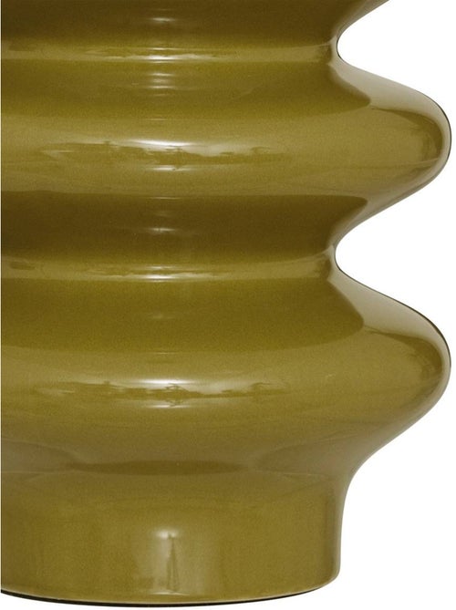 Lampe à poser en céramique torsadée abat-jour en lin VINUS - Kiabi Lampe à poser en céramique torsadée abat-jour en lin VINUS - Kiabi