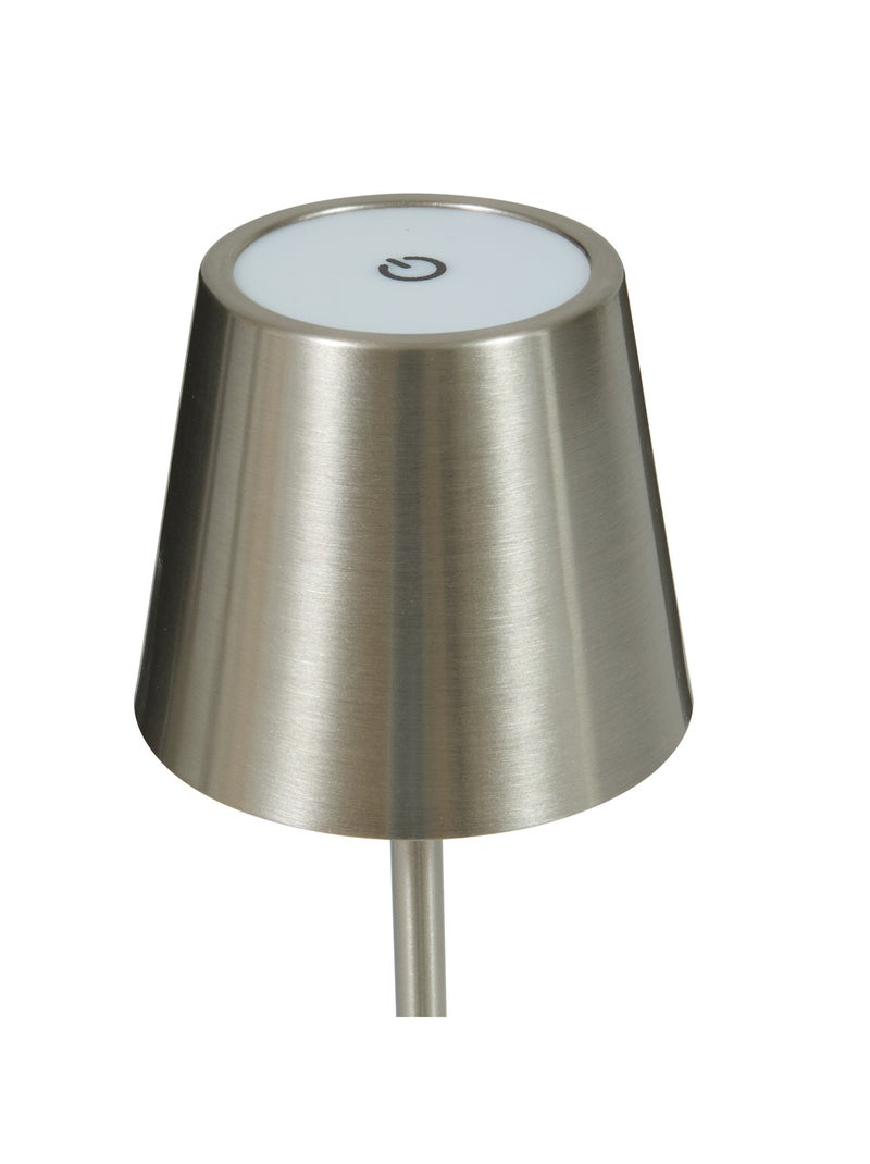 Lampe à poser extérieure led rechargeable Argent - Kiabi
