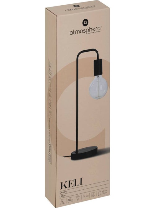 Lampe à poser métal sans abat-jour KELI - Kiabi Lampe à poser métal sans abat-jour KELI - Kiabi