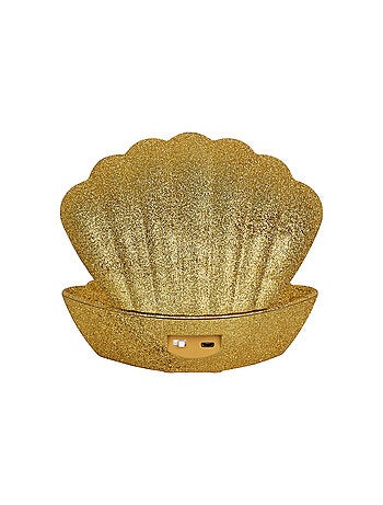 Lampe coquillage lumineuse - effet pailleté
