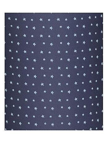 Lampe de chevet avec pied en coton bleu - sauthon