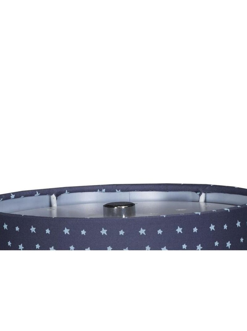 Lampe de chevet avec pied en coton bleu - sauthon Bleu - Kiabi