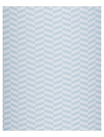 Lampe de chevet avec pied en coton bleu - sauthon