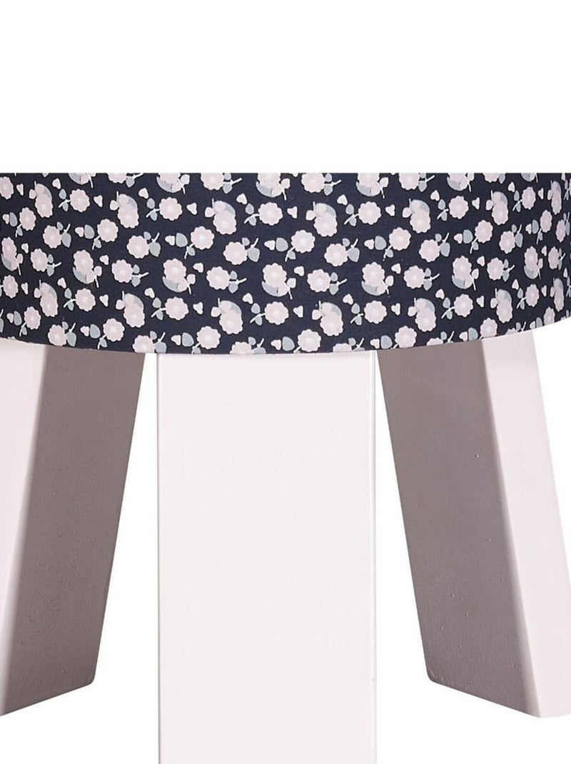 Lampe de chevet avec pied en coton bleu marine - sauthon Bleu marine - Kiabi