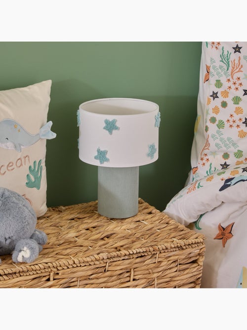 Lampe enfant velours abat-jour étoiles ORTA - Kiabi Lampe enfant velours abat-jour étoiles ORTA - Kiabi