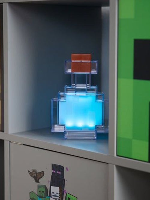Lampe LED flacon potion rechargeable par usb - 8 modes de couleurs 'Roba' - Minecraft - Kiabi
