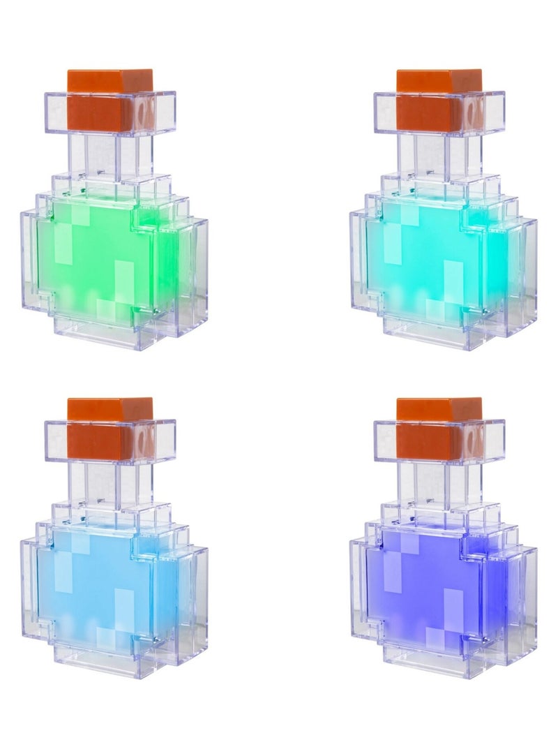 Lampe LED flacon potion rechargeable par usb - 8 modes de couleurs 'Roba' - Minecraft Transparent - Kiabi