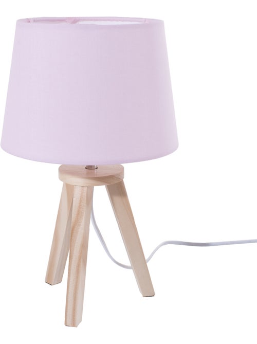 Lampe trépied enfant bois et tissu douceur AIME - Kiabi Lampe trépied enfant bois et tissu douceur AIME - Kiabi