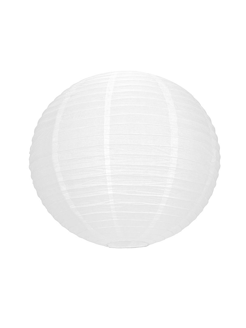 Lampion en papier 50 cm blanc - Kiabi
