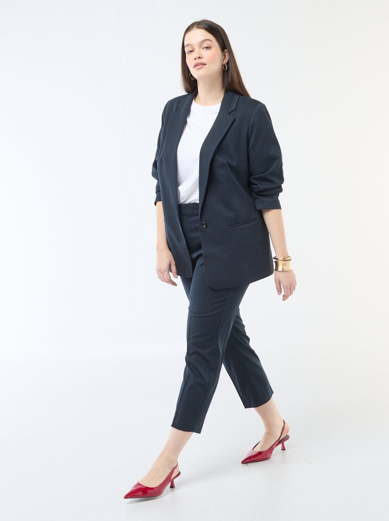 Lang colbertjasje Blauw - Kiabi