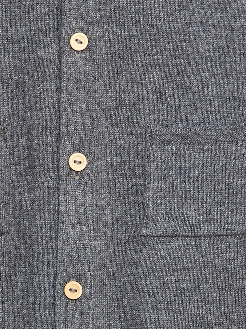 Lang geknoopt kruippakje van tricot GRIJS - Kiabi