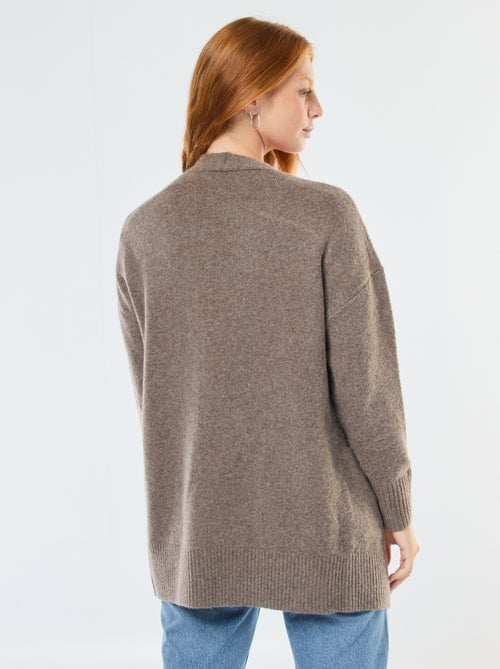 Lang, open vest - Kiabi