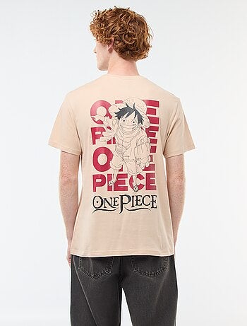 Lang T-shirt met 'One Piece'-print