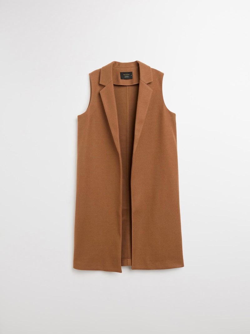 Lang vest, MO Fashion Beige - Kiabi