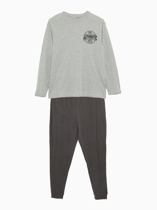 Lange 2-delige pyjama - Kiabi