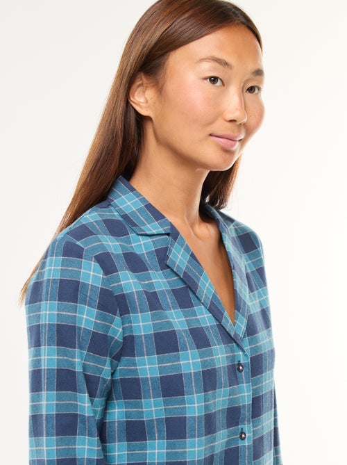 Lange, 2-delige pyjama met broek + nachthemd - 2-delig - Kiabi