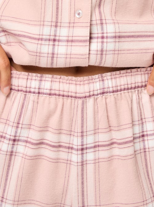 Lange, 2-delige pyjama met broek + nachthemd - 2-delig - Kiabi