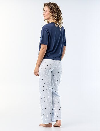 Lange 2-delige pyjama 'Stitch'