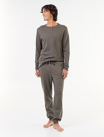 Lange 2-delige pyjamaset met T-shirt en broek